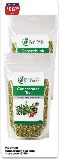 Africa Cash and Carry Platinum Cancerbush Tea offer