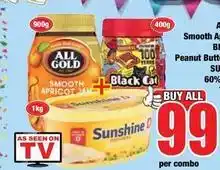 Boxer Cat - smooth apricot jam and peanut butter offer