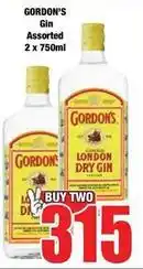 Boxer Gordon's - gin offer