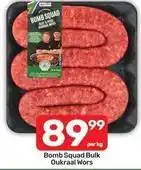 Pick n Pay Bulk oukraal wors offer