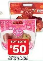Pick n Pay Honey red and pink lady apples offer