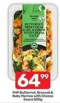 Pick n Pay Butternut, broccoli & baby marrow with cheese sauce offer