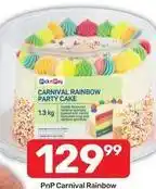 Pick n Pay Pick n pay - carnival rainbow party cake offer