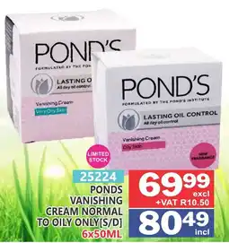 Arrow Cash And Carry Ponds vanishing cream normal to oily only offer