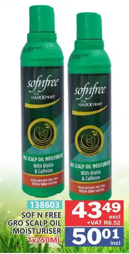 Arrow Cash And Carry Sofnfree Gro Scalp Oil Moisturiser offer