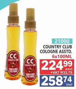Arrow Cash And Carry Country Club Cologne Assorted offer
