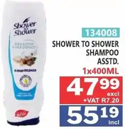 Arrow Cash And Carry Shower to Shower Shampoo offer