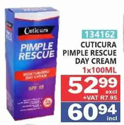 Arrow Cash And Carry Cuticura Pimple Rescue Day Cream offer