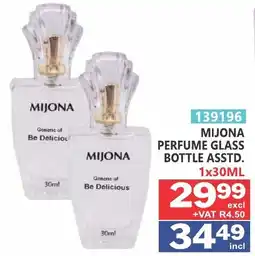 Arrow Cash And Carry Mijona Perfume Glass Bottle Asstd. offer