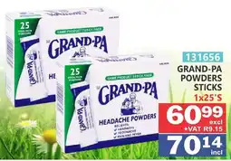 Arrow Cash And Carry GRAND-PA POWDERS STICKS offer