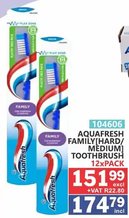 Arrow Cash And Carry Aquafresh Family Toothbrush offer