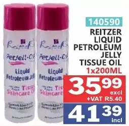 Arrow Cash And Carry Reitzer Liquid Petroleum Jelly offer