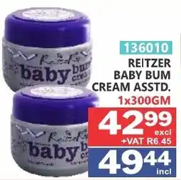 Arrow Cash And Carry REITZER BABY BUM CREAM offer