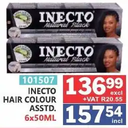 Arrow Cash And Carry INECTO Hair Colour Assorted offer
