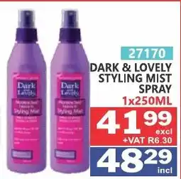 Arrow Cash And Carry Dark & Lovely Styling Mist Spray offer