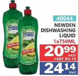 Arrow Cash And Carry NEWDEN DISHWASHING LIQUID offer