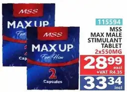 Arrow Cash And Carry MSS MAX UP STIMULANT TABLET offer