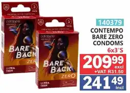Arrow Cash And Carry Contempo Bare Zero Condoms offer
