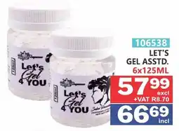 Arrow Cash And Carry Let's Gel 4 You Gel Assorted offer