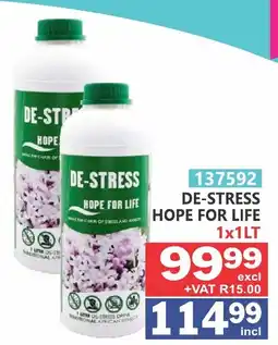Arrow Cash And Carry DE-STRESS HOPE FOR LIFE offer
