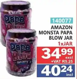 Arrow Cash And Carry Amazon Monsta Papa Blow Jar offer