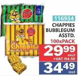 Arrow Cash And Carry Chappies Bubblgum Assorted offer