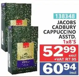 Arrow Cash And Carry Jacobs Cadbury Cappuccino Assorted offer