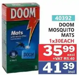 Arrow Cash And Carry DOOM MOSQUITO MATS offer