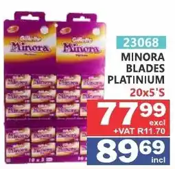 Arrow Cash And Carry Minora Blades Platinum offer