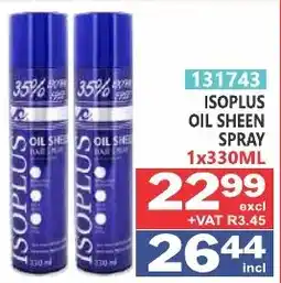 Arrow Cash And Carry ISOPULS OIL SHEEN HAIR SPRAY offer