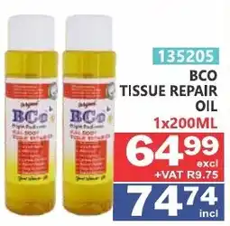 Arrow Cash And Carry BCO TISSUE REPAIR OIL offer