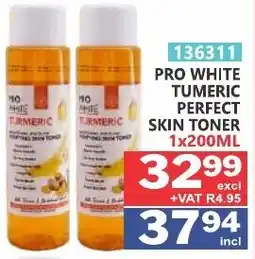 Arrow Cash And Carry Pro white tumeric perfect skin toner offer