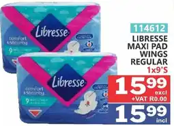 Arrow Cash And Carry Libresse Maxi Pad Wings Regular offer