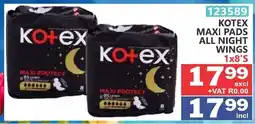 Arrow Cash And Carry Kotex Maxi Pads All Night Wings offer