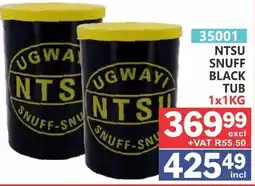 Arrow Cash And Carry NTSU snuff black tub offer