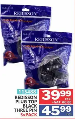 Arrow Cash And Carry Redisson plug top black three pin offer