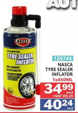 Arrow Cash And Carry NASCA TYRE SEALER INFLATOR offer