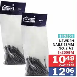 Arrow Cash And Carry NEWDEN NAILS 63MM offer