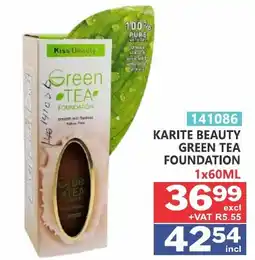 Arrow Cash And Carry Karite Beauty Green Tea Foundation offer