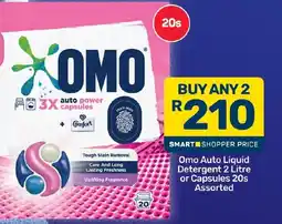 Pick n Pay Hypermarket Omo Auto Liquid Detergent or Capsules Assorted offer