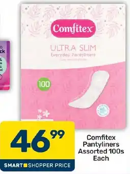 Pick n Pay Hypermarket Comfitex Pantyliners Assorted offer