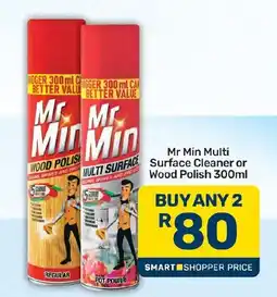 Pick n Pay Hypermarket Mr Min Multi Surface Cleaner or Wood Polish offer