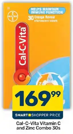 Pick n Pay Hypermarket Cal-C-Vita Vitamin C and Zinc Combo 30s offer
