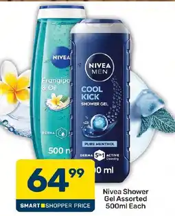 Pick n Pay Hypermarket Nivea Shower Gel Assorted offer