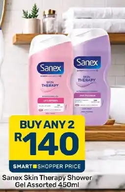 Pick n Pay Hypermarket Sanex Skin Therapy Shower Gel Assorted offer