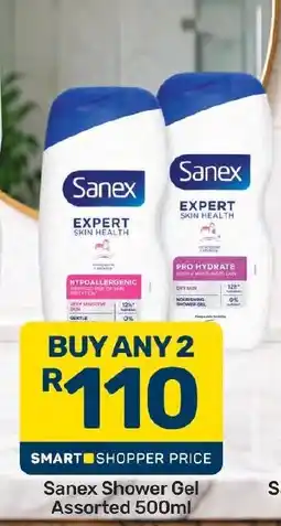 Pick n Pay Hypermarket Sanex Shower Gel Assorted offer