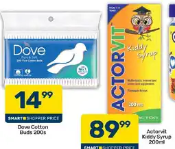 Pick n Pay Hypermarket Dove Cotton Buds 200s offer