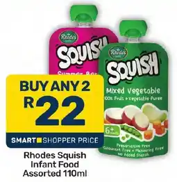 Pick n Pay Hypermarket Rhodes Squish Infant Food Assorted offer