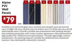 Brights Hardware Alpine PVC Wall Panels offer