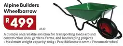 Brights Hardware Alpine Builders Wheelbarrow offer